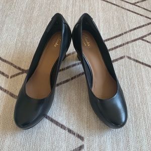 Clark’s Artisan Black Heels